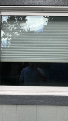 Beautiful reflection! - House done in Reno. This is build up of just over a years worth of grime!