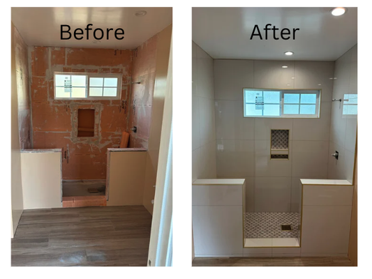Bathroom Tile Installation Nov 2023 - We specialized in Tile installation. Bathrrom, Kitchen, Pool, etc. we do it all.
Give us a call for Free Estimate. We will come out ASAP and give you a competitive price!