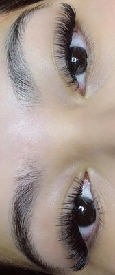 Black Rose Lash Set - This are sets done by lash by me, they are unique sets that give just the right amount volume, overall lifting the eyes and making them look longer.
