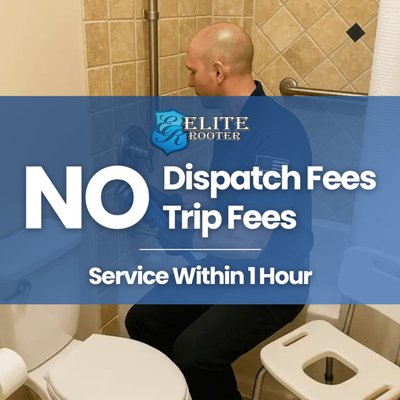 Why Choose Elite Rooter? - NO TRIP CHARGES: We don’t believe in hidden fees or surprises. You pay only for the service you need.FREE IN-HOME ESTIMATES: No obligation, no pressure. Our experts will assess the issue and give you a clear, upfront estimate.SERVICE WITHIN THE HOUR: Need help fast? We’ll be there in 60 minutes or less to fix your drain issues on the spot. Why Choose Elite Rooter? - NO TRIP CHARGES: We don’t believe in hidden fees or surprises. You pay only for the service you need.FREE IN-HOME ESTIMATES: No obligation, no pressure. Our experts will assess the issue and give you a clear, upfront estimate.SERVICE WITHIN THE HOUR: Need help fast? We’ll be there in 60 minutes or less to fix your drain issues on the spot.