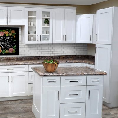 Cabinets - Expressive Painting & Construction is ready to help you give your kitchen a fresh new look with freshly painted kitchen cabinets! Call us today to schedule your free, no-obligation estimate appointment, or click the book now button to book online.