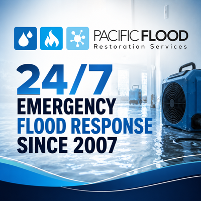 Thank You - Being one of the best damage restoration service providers, Pacific Flood Restoration has a reputation for integrity and quality of service. We are dependable, always on time, courteous and ethical. We want to impress you with our service and earn your repeat business. We often exceed timeline expectations and we always answer all your questions, emails and calls. Exceptional service is not easy to get in emergency situations, but with Pacific Flood Restoration, you will see what an honest, fair and thorough service provider is. We are a caring professional company that treats our customers with great care and concern for their problems. We are recognized as the top provider for affordable water damage repair and flood cleanup services in the area. Thank You - Being one of the best damage restoration service providers, Pacific Flood Restoration has a reputation for integrity and quality of service. We are dependable, always on time, courteous and ethical. We want to impress you with our service and earn your repeat business. We often exceed timeline expectations and we always answer all your questions, emails and calls. Exceptional service is not easy to get in emergency situations, but with Pacific Flood Restoration, you will see what an honest, fair and thorough service provider is. We are a caring professional company that treats our customers with great care and concern for their problems. We are recognized as the top provider for affordable water damage repair and flood cleanup services in the area.