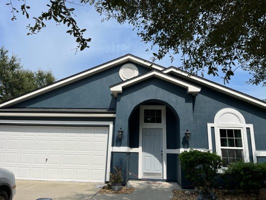 Exterior painting - This house needed repair and new look from outside. Exterior painting - This house needed repair and new look from outside.