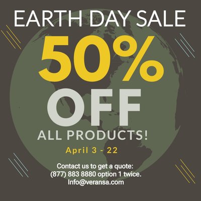 Earth Day 50% Off Sale - To celebrate Earth Day, we are having a special
50% OFF EVERYTHING SALE.
Don't sit on your hands and miss this special annual sale.
April 3-22, 2023
Locations: all locations: Seffner, Tampa, Clearwater, Fort Myers, and Sarasota (limited products available at Sarasota).
Note: our two specialty blend products (Victory Garden & Veggie Blend) are the only ones that are not included in this sale.
Pickup or delivery available. Product availability is location-specific. Call to find out more and get a quote today!
50% off RETAIL prices. See below for our retail prices. Just take 50% off any product you want on the list below.
See all products, prices and form:
https://www.veransa.com/all-products-list-with-pricing/order-online
Contact us today:
(877) 883-8880, option 1 twice
info@veransa.com Earth Day 50% Off Sale - To celebrate Earth Day, we are having a special
50% OFF EVERYTHING SALE.
Don't sit on your hands and miss this special annual sale.
April 3-22, 2023
Locations: all locations: Seffner, Tampa, Clearwater, Fort Myers, and Sarasota (limited products available at Sarasota).
Note: our two specialty blend products (Victory Garden & Veggie Blend) are the only ones that are not included in this sale.
Pickup or delivery available. Product availability is location-specific. Call to find out more and get a quote today!
50% off RETAIL prices. See below for our retail prices. Just take 50% off any product you want on the list below.
See all products, prices and form:
https://www.veransa.com/all-products-list-with-pricing/order-online
Contact us today:
(877) 883-8880, option 1 twice
info@veransa.com