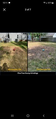 Stump Shavings Removal - This homeowner reached out to me to see if I could remove his stump grindings, he has had in his yard for a couple of years. He eventually decided he wanted to add an additional shed in his backyard and needed the shavings removed and the yard releveled.
After a brief discussion on the projected, I went right to work. I'd estimate is was about 5 cubic yards of material was removed and with a few simple passes, his yard was looking smooth.
Homeowner was pleased at how quickly the material was removed and appreciative the fact that my equipment did not damage his yard. He also stated that he will be adding an additional layer of top soil at a later date and has requested my services. I cant wait to help develop his yard further and am looking forward to our future projects
Don't hesitate to give me a call or text, 804-314-5896, and let me help you with your future project. Stump Shavings Removal - This homeowner reached out to me to see if I could remove his stump grindings, he has had in his yard for a couple of years. He eventually decided he wanted to add an additional shed in his backyard and needed the shavings removed and the yard releveled.
After a brief discussion on the projected, I went right to work. I'd estimate is was about 5 cubic yards of material was removed and with a few simple passes, his yard was looking smooth.
Homeowner was pleased at how quickly the material was removed and appreciative the fact that my equipment did not damage his yard. He also stated that he will be adding an additional layer of top soil at a later date and has requested my services. I cant wait to help develop his yard further and am looking forward to our future projects
Don't hesitate to give me a call or text, 804-314-5896, and let me help you with your future project.