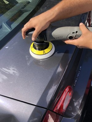 Ceramic Coating - This ceramic coating preparation was done on a Chevrolet Malibu !