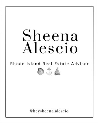 Sheena Alescio, Rhode Island Realtor - Looking to sell your home in Rhode Island? As an experienced local Realtor and lifelong Rhode Island native who knows this market inside and out. With years of proven success in helping sellers get top dollar—often above asking—I offer expert pricing, a successful marketing strategy, and guidance every step of the way. Whether you're selling a coastal estate, a family home, or an investment property, I bring negotiation skills, local insight, and a strong network to get your home sold quickly and smoothly. Let's make your next move a smart one.