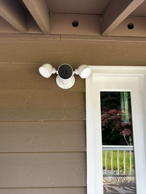 Google Floodlight Installation - Installing Google flood lights to improve around the home security. Google Floodlight Installation - Installing Google flood lights to improve around the home security.