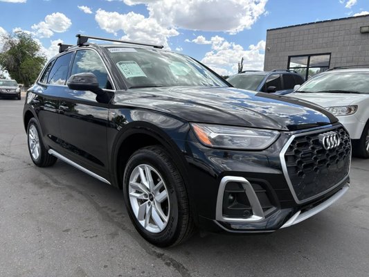 2023 Audi A5 S Line Premium 45 Quattro - 2023 Audi Q5 S line Premium 45 TFSI quattro
S line • quattro AWD • Luxury SUV • Turbocharged Performance
Experience luxury, performance, and everyday versatility in this stunning 2023 Audi Q5 S line Premium 45 TFSI quattro. Combining Audi’s legendary quattro All-Wheel Drive with sporty S line styling and a refined turbocharged engine, the Q5 is one of the most desirable luxury SUVs on the market.
45 TFSI Turbocharged Engine (261 HP)
quattro All-Wheel Drive (AWD)
S line Exterior Package
Premium Package
Panoramic Sunroof
Leather Seating Surfaces
Heated Front Seats
Audi Virtual Cockpit Plus
Apple CarPlay® & Android Auto™
Power Liftgate
Blind Spot Monitoring
Lane Departure Warning
Parking Sensors & Backup Camera
Three-Zone Automatic Climate Control
Keyless Entry & Push Button Start
LED Headlights & Premium Alloy Wheels
The Audi Q5 offers the perfect blend of luxury, technology, and capability. Whether you’re commuting through the city, heading to the mountains, or taking a weekend getaway, the quattro AWD system provides exceptional confidence in all weather conditions.
Inside, you’ll enjoy premium craftsmanship, a quiet cabin, and advanced technology designed to keep you comfortable and connected. The spacious interior and generous cargo area make the Q5 just as practical as it is luxurious.
Clean Title Financing Available Trades Welcome Extended Service Contracts Available
Call or message today to schedule your test drive 2023 Audi A5 S Line Premium 45 Quattro - 2023 Audi Q5 S line Premium 45 TFSI quattro
S line • quattro AWD • Luxury SUV • Turbocharged Performance
Experience luxury, performance, and everyday versatility in this stunning 2023 Audi Q5 S line Premium 45 TFSI quattro. Combining Audi’s legendary quattro All-Wheel Drive with sporty S line styling and a refined turbocharged engine, the Q5 is one of the most desirable luxury SUVs on the market.
45 TFSI Turbocharged Engine (261 HP)
quattro All-Wheel Drive (AWD)
S line Exterior Package
Premium Package
Panoramic Sunroof
Leather Seating Surfaces
Heated Front Seats
Audi Virtual Cockpit Plus
Apple CarPlay® & Android Auto™
Power Liftgate
Blind Spot Monitoring
Lane Departure Warning
Parking Sensors & Backup Camera
Three-Zone Automatic Climate Control
Keyless Entry & Push Button Start
LED Headlights & Premium Alloy Wheels
The Audi Q5 offers the perfect blend of luxury, technology, and capability. Whether you’re commuting through the city, heading to the mountains, or taking a weekend getaway, the quattro AWD system provides exceptional confidence in all weather conditions.
Inside, you’ll enjoy premium craftsmanship, a quiet cabin, and advanced technology designed to keep you comfortable and connected. The spacious interior and generous cargo area make the Q5 just as practical as it is luxurious.
Clean Title Financing Available Trades Welcome Extended Service Contracts Available
Call or message today to schedule your test drive