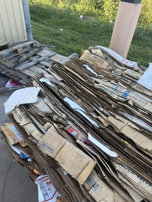 Junk Removal at Flying J - This was located at the Flying J convenience store and they contacted us to remove a bunch of junk
