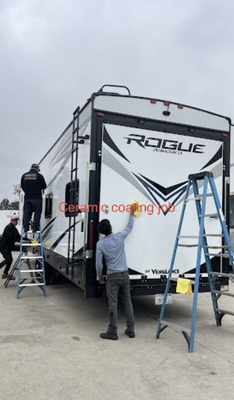 Ceramic Coating - Ceramic coating your RV.