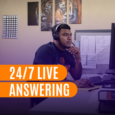 24/7 Live Answering - You can trust Tiger in times of A/C or plumbing emergencies to pick up the phone - day or night! 24/7 Live Answering - You can trust Tiger in times of A/C or plumbing emergencies to pick up the phone - day or night!