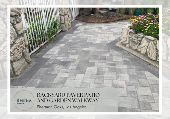 Custom Backyard Paver Patio & Garden Walkway - This backyard walkway was upgraded with custom pavers to create a clean, durable, and attractive garden path. The new patio surface improves outdoor flow while adding a modern hardscape finish that blends naturally with the surrounding landscape. Custom Backyard Paver Patio & Garden Walkway - This backyard walkway was upgraded with custom pavers to create a clean, durable, and attractive garden path. The new patio surface improves outdoor flow while adding a modern hardscape finish that blends naturally with the surrounding landscape.