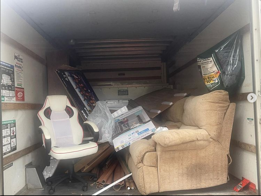 Before/After - Our full-service crew can do clean out in residential and commercial spaces.  Let us serve you , not vice versa.......