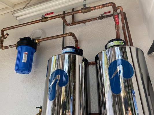 Water Filtration - Water supply may contain an excess of minerals or contaminants that make it unsuitable for everyday use. Water treatment gets rids of issues and improves the quality of your water supply. A water softener is a great addition to any home for many reasons. They are particularly useful in areas where water hardness is particularly high. A Water conditioning system is a type of water filter developed to improve the quality of water in your home. This system doesn’t remove the minerals that make water hard, but it rather changes the composition of water to stop crystals from scaling on your pipes and fixtures. Water Filtration - Water supply may contain an excess of minerals or contaminants that make it unsuitable for everyday use. Water treatment gets rids of issues and improves the quality of your water supply. A water softener is a great addition to any home for many reasons. They are particularly useful in areas where water hardness is particularly high. A Water conditioning system is a type of water filter developed to improve the quality of water in your home. This system doesn’t remove the minerals that make water hard, but it rather changes the composition of water to stop crystals from scaling on your pipes and fixtures.