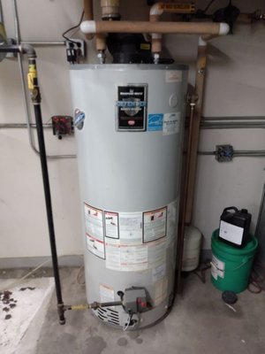 Water heaters. - This customer was experiencing no hot water and needed a new water heater installed. They booked an appointment with us and were very happy with the quick turnaround! Water heaters. - This customer was experiencing no hot water and needed a new water heater installed. They booked an appointment with us and were very happy with the quick turnaround!