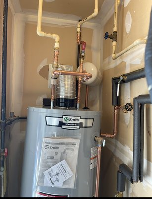 Water heater installations - All These water heaters have been replaced over the last few weeks after customers called with leaks, ranging from minor to major flooding. Water heater typically last 10-12 year.
All heaters pictured are installed to county code standards. Water heater installations - All These water heaters have been replaced over the last few weeks after customers called with leaks, ranging from minor to major flooding. Water heater typically last 10-12 year.
All heaters pictured are installed to county code standards.