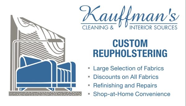 Custom Reupholstery - Call Now for Custom Reupholstery at Competitive Prices! Custom Reupholstery - Call Now for Custom Reupholstery at Competitive Prices!