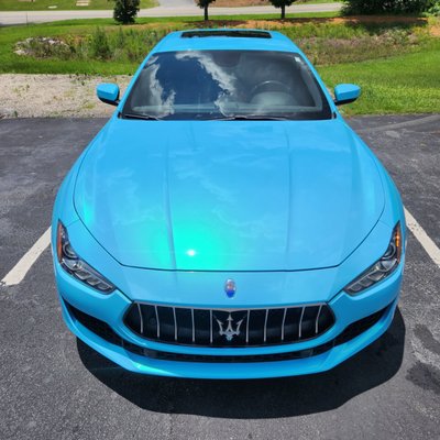 Carribbean Blue Maserati Ghibli - This #Maserati got #LacedByJ5 with a Full Wrap from White to Caribbean Blue for a truly stunning makeover. Carribbean Blue Maserati Ghibli - This #Maserati got #LacedByJ5 with a Full Wrap from White to Caribbean Blue for a truly stunning makeover.