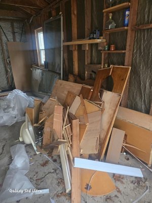 garage clean and debris removal before and afyers - this garage clean was done on a house that was being refinished turned out absolutely beautiful couple hour projects
