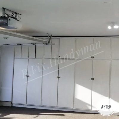 Garage remodeling 2022, CA - Originaly garbage wasn't at the good condition at all
Projects jobs done:
- drywall installation on the ceiling and the walls (additional insulation, patching, painting)
- replaced/added fixture lights, lighter switch, sockets Garage remodeling 2022, CA - Originaly garbage wasn't at the good condition at all
Projects jobs done:
- drywall installation on the ceiling and the walls (additional insulation, patching, painting)
- replaced/added fixture lights, lighter switch, sockets