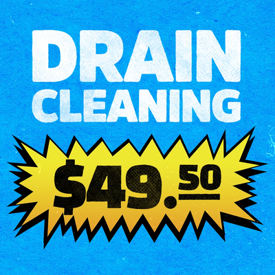 🚨$49.50 Drain Cleaning🚨 - Limited time offer!🚨 Throwback Pricing, Get your drains cleaned for just $49.50. 🚨$49.50 Drain Cleaning🚨 - Limited time offer!🚨 Throwback Pricing, Get your drains cleaned for just $49.50.