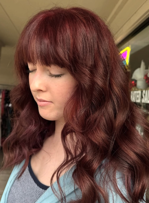red/ auburn hair - bold fire red to auburn soft tones✨— your perfect color starts here