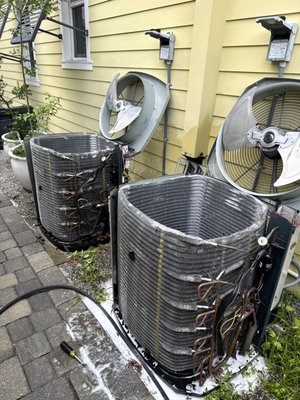 Air Conditioning Overhaul! - Today we gave this air-conditioning system a full overhaul and deep cleaning! A thorough coil and blower cleaning, drain line flush, and filter replacement can make a huge difference in performance and efficiency. Regular maintenance like this helps prevent breakdowns, lowers energy bills, and keeps the air in your home cleaner and healthier. If your system hasn’t had a proper cleaning in a while, now’s the perfect time to schedule one! Air Conditioning Overhaul! - Today we gave this air-conditioning system a full overhaul and deep cleaning! A thorough coil and blower cleaning, drain line flush, and filter replacement can make a huge difference in performance and efficiency. Regular maintenance like this helps prevent breakdowns, lowers energy bills, and keeps the air in your home cleaner and healthier. If your system hasn’t had a proper cleaning in a while, now’s the perfect time to schedule one!