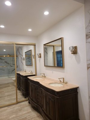 Bathroom Remodeling - Transform Your Bathroom 💧✨ Let our expert team turn your ordinary bathroom into a luxurious retreat! From sleek modern designs to timeless classics, we've got the vision to create the perfect space for you. 🚿💎 Discover the art of bathroom remodeling with us today! #BathroomMakeover #LuxuryBathrooms #RemodelingExperts Bathroom Remodeling - Transform Your Bathroom 💧✨ Let our expert team turn your ordinary bathroom into a luxurious retreat! From sleek modern designs to timeless classics, we've got the vision to create the perfect space for you. 🚿💎 Discover the art of bathroom remodeling with us today! #BathroomMakeover #LuxuryBathrooms #RemodelingExperts