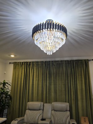 Exterior ceiling fan & chandeliers - Fixture and ceiling fan installs for a Yelp customer. Glad to offer my services. Exterior ceiling fan & chandeliers - Fixture and ceiling fan installs for a Yelp customer. Glad to offer my services.