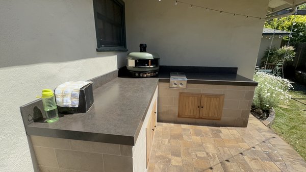 Enjoy an Outdoor BBQ / Countertop C/TXT (510) 427-1091 - The homeowner wanted an Outdoor BBQ to ENJOY their backyard! We added a wonder countertop to "Top Off" the look of the BBQ. Enjoy an Outdoor BBQ / Countertop C/TXT (510) 427-1091 - The homeowner wanted an Outdoor BBQ to ENJOY their backyard! We added a wonder countertop to "Top Off" the look of the BBQ.