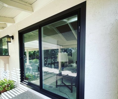 Architectural Bronze Windows/Doors in Davis - @anlinwindowsdoors are not only energy efficient, but add beauty and character to your house! @bestexteriors installed Anlin Panoramic Windows and Anlin Malibu Slider with the exterior frame color being ‘Architectural Bronze’ and the interior frame color being “White”. The project was done in retrofit installation process.

Replaced 17 windows and 1 door in retrofit installation. Color is architectural bronze.