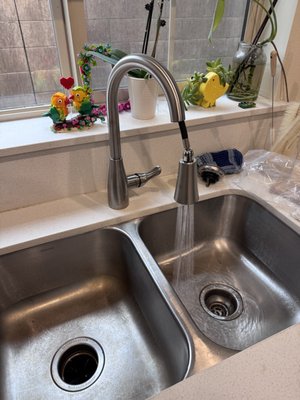 Kitchen Faucet Replacement with Rust-Damaged Hose Removal – Irvine, CA - This March 2025 kitchen project in Irvine involved replacing an old, rusted faucet with a new modern pull-down model. What seemed like a basic job revealed significant rust and corrosion under the sink—requiring manual intervention and cutting of hoses for safe removal.
The Y.P. Craftology team worked with precision and care, taking extra steps to protect the surrounding cabinetry, clean the fittings, and ensure leak-free installation. Despite the challenges, the faucet was successfully installed, tested, and approved by the client. The final result is both functional and stylish—restoring convenience and elegance to this kitchen.
💵 Final Cost: $200
🗓️ Date: March 2025
📍 Location: Irvine, CA Kitchen Faucet Replacement with Rust-Damaged Hose Removal – Irvine, CA - This March 2025 kitchen project in Irvine involved replacing an old, rusted faucet with a new modern pull-down model. What seemed like a basic job revealed significant rust and corrosion under the sink—requiring manual intervention and cutting of hoses for safe removal.
The Y.P. Craftology team worked with precision and care, taking extra steps to protect the surrounding cabinetry, clean the fittings, and ensure leak-free installation. Despite the challenges, the faucet was successfully installed, tested, and approved by the client. The final result is both functional and stylish—restoring convenience and elegance to this kitchen.
💵 Final Cost: $200
🗓️ Date: March 2025
📍 Location: Irvine, CA