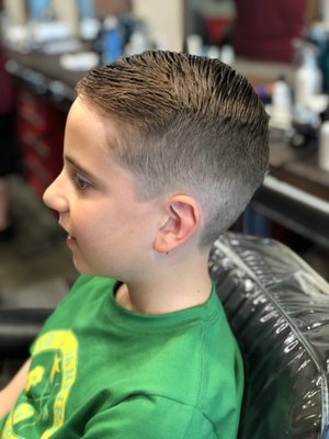 Kids haircuts - Junior haircuts include a detailed haircut with a shampoo and neck shave. Kids haircuts - Junior haircuts include a detailed haircut with a shampoo and neck shave.