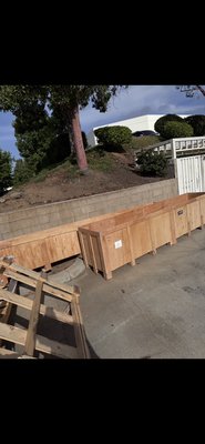 Wood pallet removal - Here in Escondido, we had a commercial business needing an entire parking lot cleaned of wooden pallets Wood pallet removal - Here in Escondido, we had a commercial business needing an entire parking lot cleaned of wooden pallets