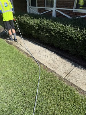 Pressure washing - We provided full pressure washing services to restore the exterior surfaces to a clean, refreshed look. Included deep cleaning of  driveways, walkways, and exterior siding to remove built-up dirt, mold, mildew, and stains. Using professional-grade equipment and cleaning solutions, we were able to safely and effectively bring the surfaces back to life. The end result leaves the property looking brighter, well-maintained, and welcoming