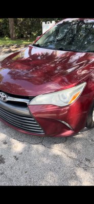 Toyota Camry 2017 - HandWash Exterior
Vacuum & Wipe Interior 
Clean Windows
Clean Tires & Rims
Air freshener scent options