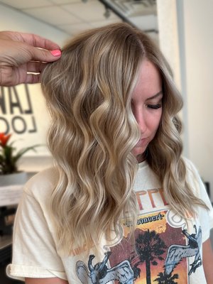 Balayage color Makeover - Full Two Color Balayage Service
What does this mean?
Adding Light (blonde) as well as Dark (Depth)
This creates a beautiful dimensional Blonde just perfect
Heading into winter. Balayage color Makeover - Full Two Color Balayage Service
What does this mean?
Adding Light (blonde) as well as Dark (Depth)
This creates a beautiful dimensional Blonde just perfect
Heading into winter.
