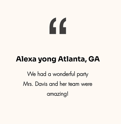Testimonials - Ready to kick back and enjoy the fun? We handle all the hard work so you can dive straight into the party! Let us take care of the details while you make unforgettable memories.
