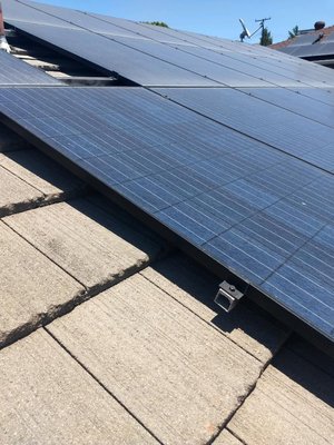 Residential TILE ROOF Installation - New Tile Roof installation on Flat Concrete and S-Tile. Residential TILE ROOF Installation - New Tile Roof installation on Flat Concrete and S-Tile.