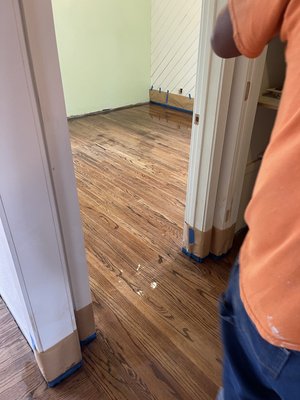 Flooring jobs. Repair. Refinishing. And installation - Some floor jobs doing repairs also refinishing and installation of new laminate flooring Flooring jobs. Repair. Refinishing. And installation - Some floor jobs doing repairs also refinishing and installation of new laminate flooring