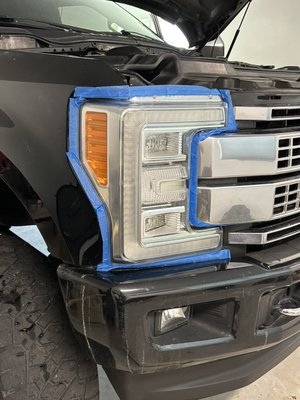 headlight restoration - Restored these headlights by removing the foggy, yellow oxidation and bringing back a much clearer, cleaner finish. headlight restoration - Restored these headlights by removing the foggy, yellow oxidation and bringing back a much clearer, cleaner finish.