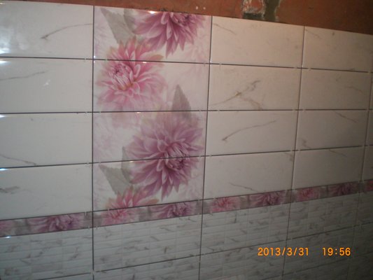 Bathroom Remodel 90's Style - I am a professional from Russia. This is a European style bathroom that I have done many years ago. I have been doing tiles since a young age.