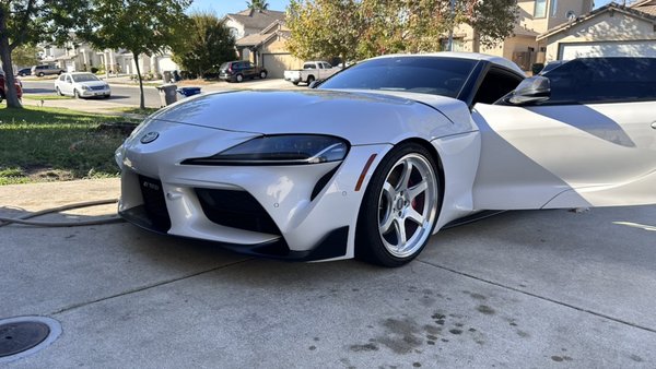 MkIV Supra - Complete wash on a MkIV Supra for a car show. This car had the interior & exterior done with our complete package. MkIV Supra - Complete wash on a MkIV Supra for a car show. This car had the interior & exterior done with our complete package.