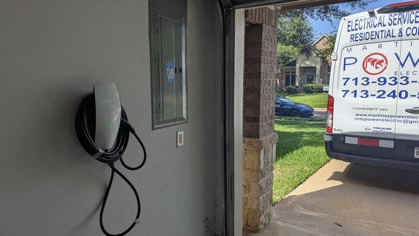 EV Charger - Our company has extensive experience installing electric vehicle (EV) charging stations for a wide range of car models, handling both Level 1 and Level 2 chargers. We are skilled at installing chargers directly from the electrical panel or at locations farther away, ensuring safe, efficient, and code-compliant setups tailored to each property’s needs.