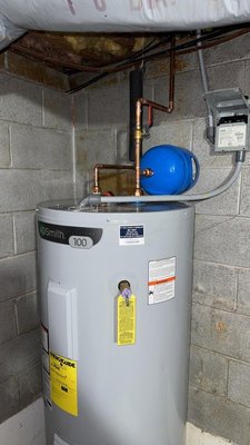 Water heater installation - CLIENT HAD A LEAKING WATER HEATER WE REPLACED IT WITH A NEW ONE THAT WAS BROUGHT UP TO CODE AND HAS A 6 YEAR PARTS AND LABOR Water heater installation - CLIENT HAD A LEAKING WATER HEATER WE REPLACED IT WITH A NEW ONE THAT WAS BROUGHT UP TO CODE AND HAS A 6 YEAR PARTS AND LABOR
