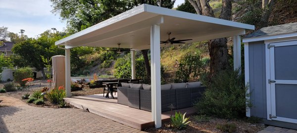 Deck & Patio Addition - A lovely, pleasant, and comfortable patio for a calm escape from the monotony of everyday life. Relax and enjoy the tranquil atmosphere on this wonderful addition to your home.