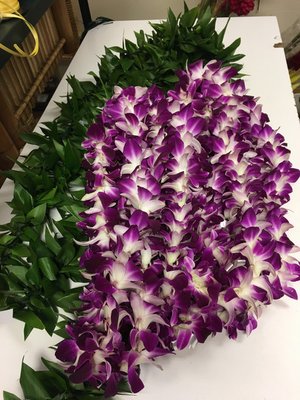 Leis Assortment - ALOHA! Fresh flower leis are a Hawaiian family tradition. We offer a large variety of fresh Hawaiian leis handcrafted for your special occasion.