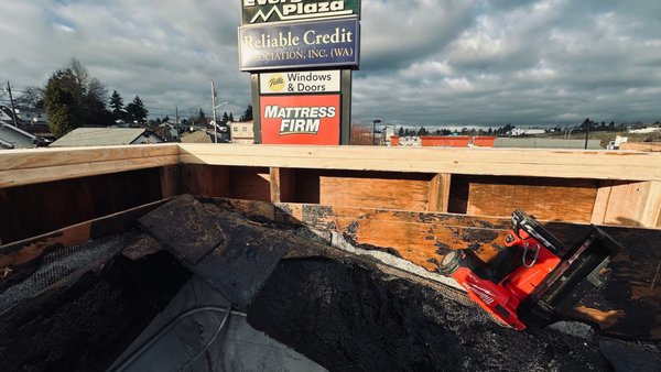 Professional Commercial Roofing in Tacoma, WA: See the Transformation! - Fields Roof Service completed a commercial roof replacement in Tacoma, WA. These before, during, and after photos show the tear-off, installation, and finished roofing system—delivering durable, high-quality commercial roofing for our customers. Professional Commercial Roofing in Tacoma, WA: See the Transformation! - Fields Roof Service completed a commercial roof replacement in Tacoma, WA. These before, during, and after photos show the tear-off, installation, and finished roofing system—delivering durable, high-quality commercial roofing for our customers.