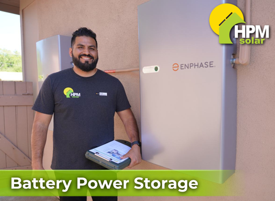 Battery Power Storage - Under NEM 3.0, batteries are becoming a crucial part of every solar panel project. The basic idea is that since the compensation for excess solar from the utility grid is very low, it’s best to store any surplus electricity in a battery for use at night or during peak hours (i.e. when rates are the highest). 

Also, the latest batteries are safer and more cost effective than they used to be. We only work with manufacturers that use LFP (Lithium Iron Phosphate) batteries that have been thoroughly safety tested under NFP 9540A.

Solar batteries store excess energy generated by solar panels during the day, converting it into electrical energy for use during periods of low sunlight or at night. These batteries enable homeowners to harness and store clean energy. This means, the Battery design requires utility bills and ideally the “green button data” or 15-minute interval data provided by the utility company. 

We’ll be glad to help you weigh the pros and cons of batteries and right-size equipment to meet your specific needs and goals. Call our office today!”
